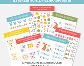 Kindergarten-Arbeitsblätter Ostern. Vorschule Lernblätter Kinder. Oster-Kita-Vorlagen. Lernblätter-Vorlagen für Kinder. Ostern mit Kindern.