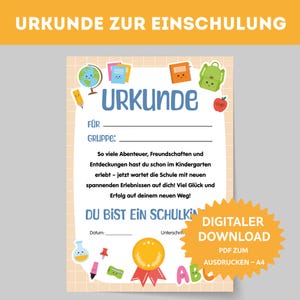 Regalo de despedida de guardería. Certificado para niños. Regalo de inscripción escolar. Certificado de inscripción. De regreso a la escuela. Regalo para escolar. Despedida de guardería.