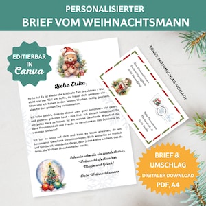 Correo de Papá Noel. Carta de Papá Noel. Niños de Navidad. Regalo de Navidad para niños. Guardería navideña. Plantillas de portafolios de guardería.