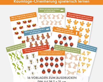 Activities for children. Preschool worksheets. Daycare templates, left/right, up/down worksheets. Templates for teachers. Learning folders.