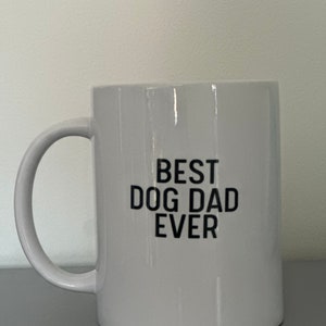 Personalised Best Dog Dad Mug