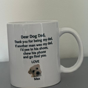 Personalised Dog Dad Mug | Fathers Day Mug
