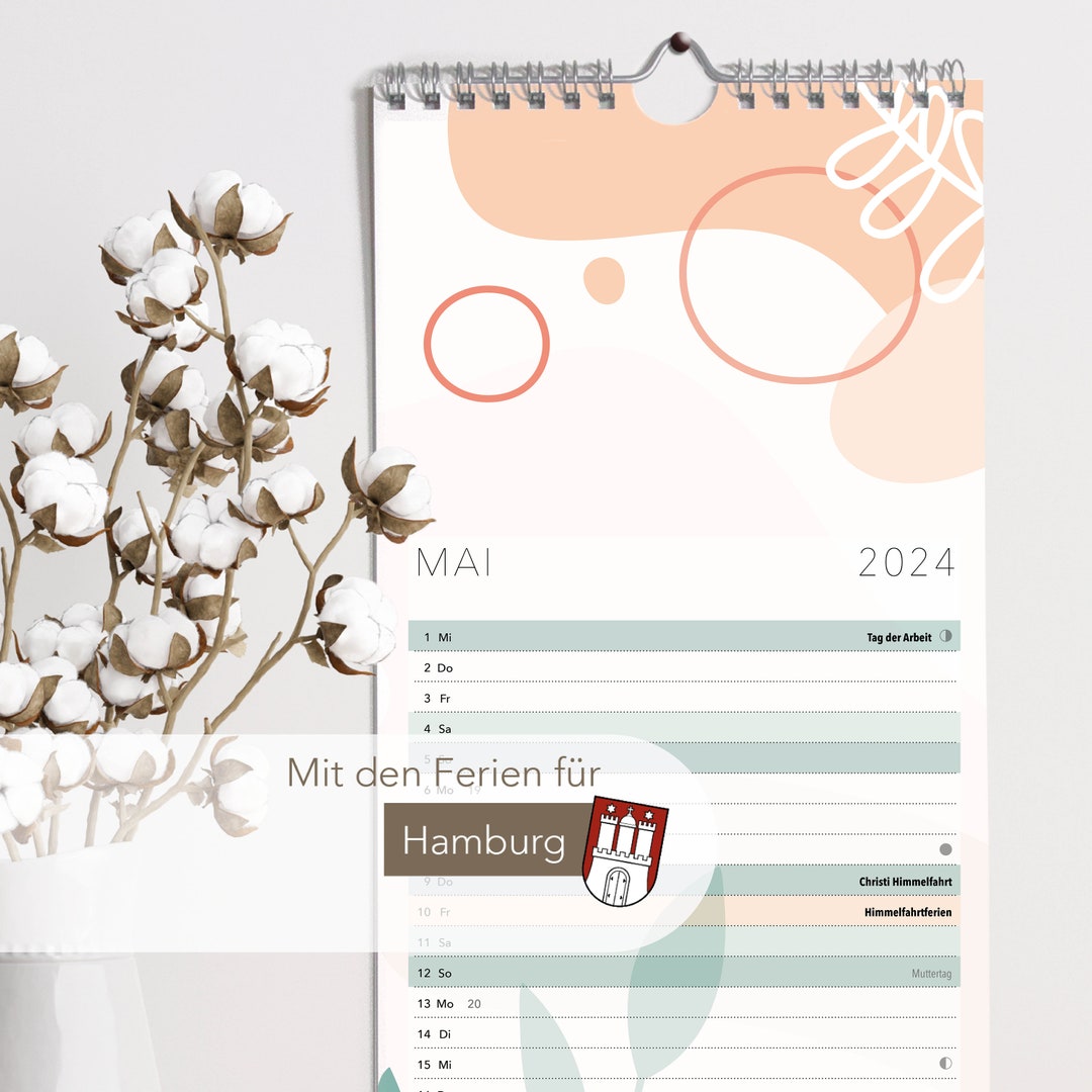 Hamburg Holiday and Family Planner 2024 Etsy