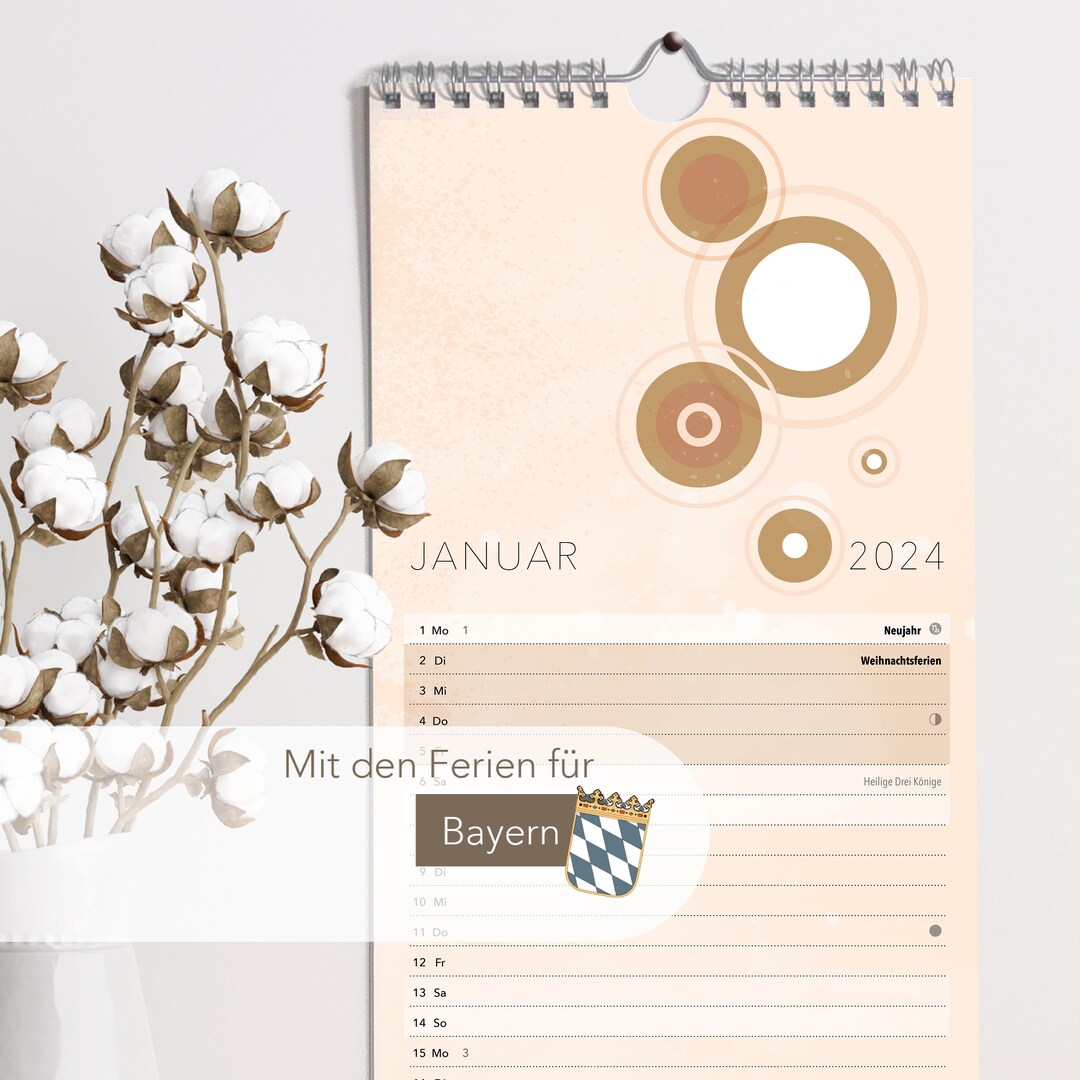 Bavaria Holiday Calendar and Family Planner 2024 Etsy