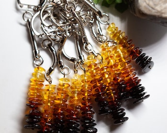 Amber keychain for man and woman.