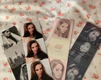 Lana Del Rey Bookmark || bundle or individual set || homemade