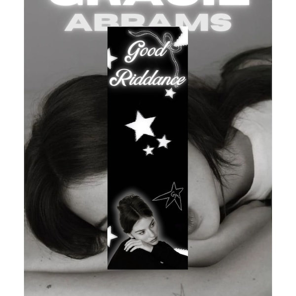 Gracie Abrams “Good Riddance” bookmark