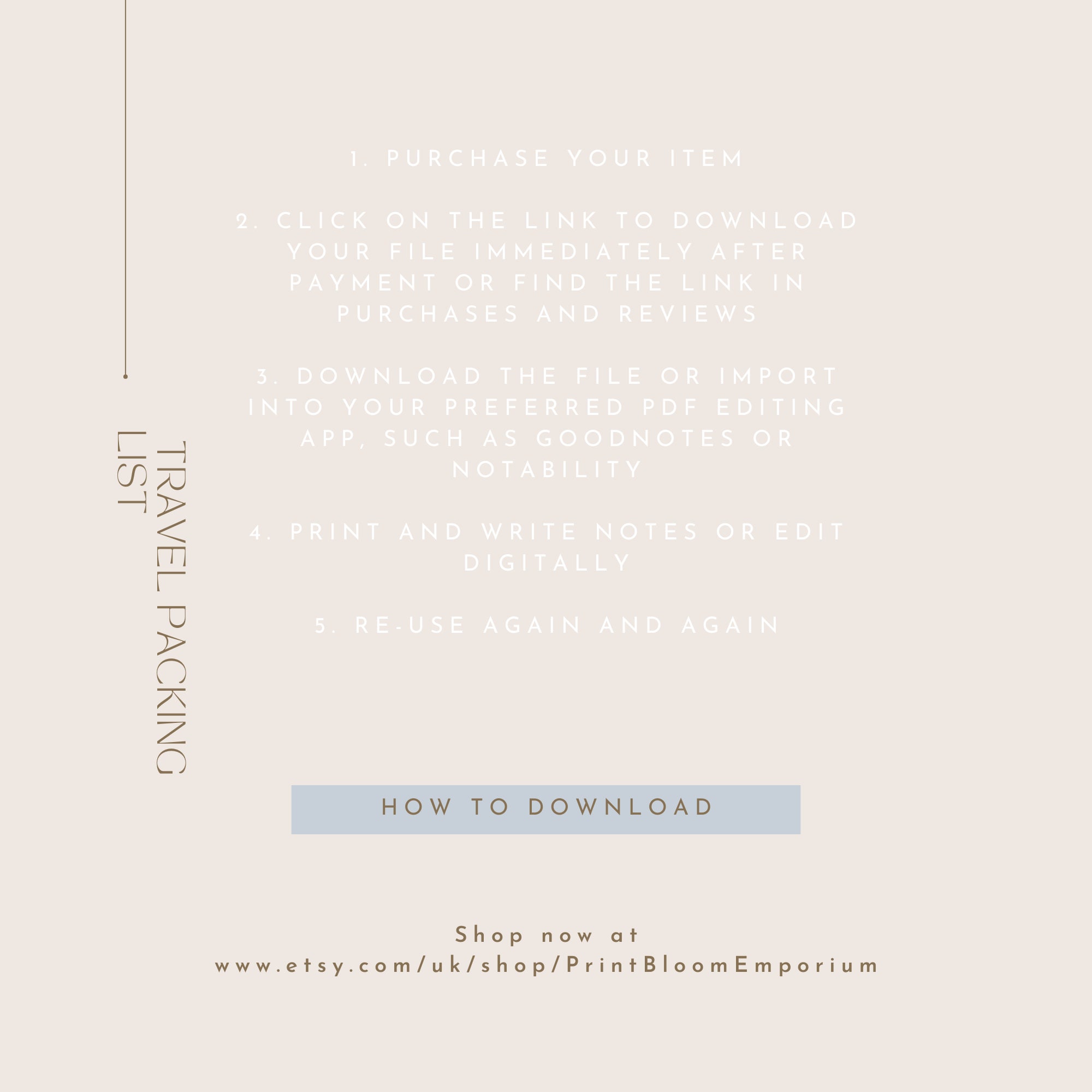 Printable Travel Packing Checklist - Organise Your Trip Essentials - Etsy