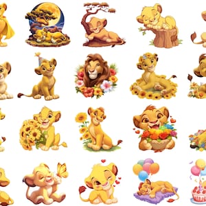 Puede incluir: Un conjunto de 20 pegatinas de le&oacute;n de dibujos animados coloridos que presentan varias poses y expresiones. Los leones se representan en una variedad de entornos, que incluyen una jungla, una sabana y un bosque. Las pegatinas son perfectas para agregar un toque de fantas&iacute;a a cualquier proyecto.
