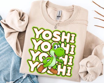 Yoshi Funky Text PNG – Bold Cartoon Typography Design (Digital Download)