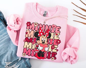 Minnie Funky Pink PNG Design Clipart: Commercial Use (Digital Download)