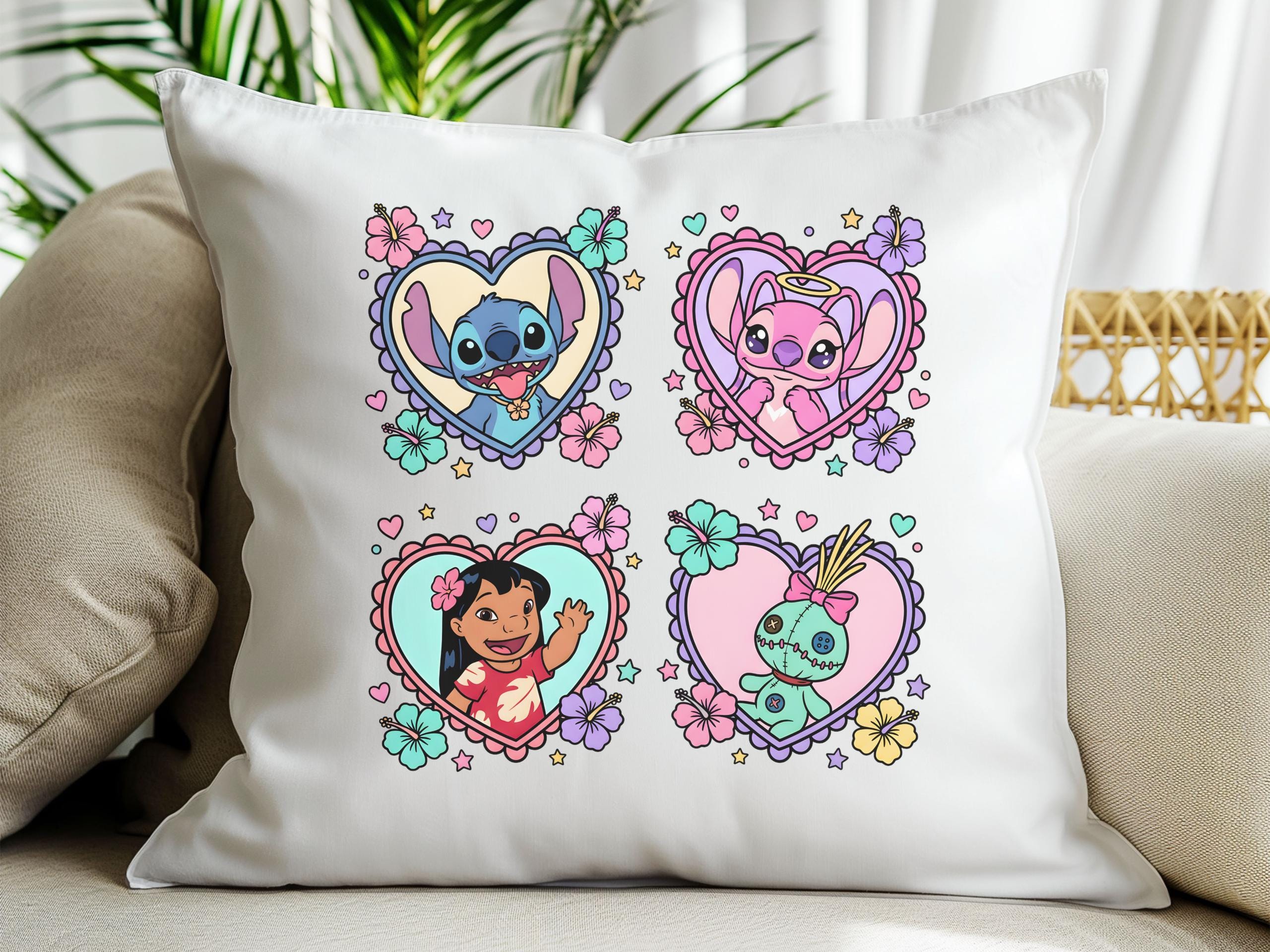 Stitch and Friends Heart Frames PNG – Friendship Cartoon Art, Lilo ...