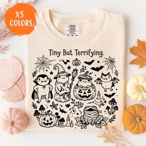 Liten men skrämmande groda PNG-paket, 5 färger inkluderade, läskig rolig Halloween-padda, Cottagecore-present till grodälskare | Sublimeringsdesign