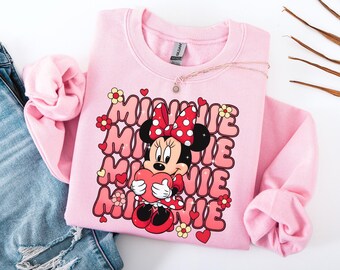 Minnie Funky Pink PNG Design Clipart: Commercial Use (Digital Download)