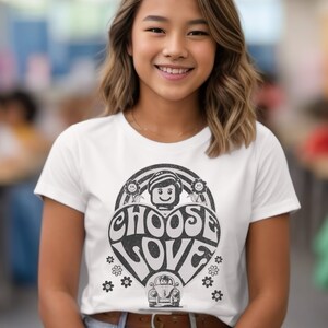 Kids Choose Love Brick T-shirt, Brick Shirt, Building Bricks Birthday Shirt, Building Blocks, Brick Builder Tee, Master Builder Gift