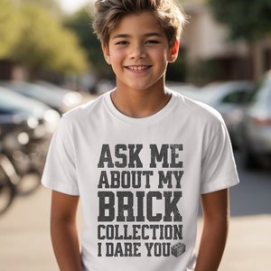 Kids Ask me about my BrickT-shirt, Brick Shirt, Building Bricks Birthday Shirt, Building Blocks, Brick Builder Tee, master builder tshirt