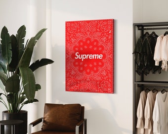 supreme logo poster