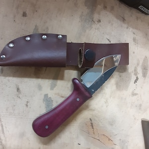 Hand forged skinning knife
