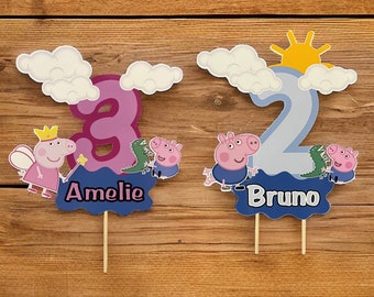 Peppa Wutz Cake Topper, George Wutz (Schorsch) Caketopper