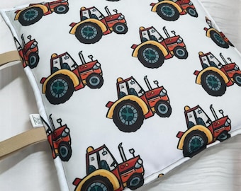 Sitzkissen mit Traktor Motiv, Außensitzkissen für Kinder