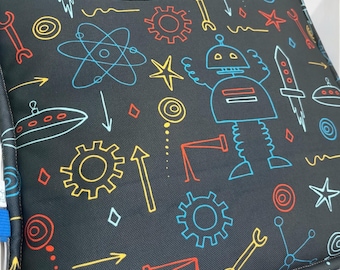 Sitzkissen mit Roboter Motiv, Außensitzkissen für Kinder