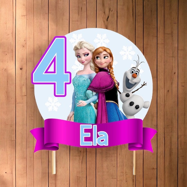 Anna und Elsa Cake Topper, Frozen, die Eiskönigin