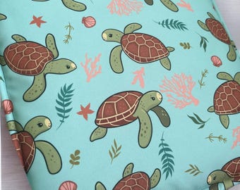 Sitzkissen mit Schildkröten Motiv, Außensitzkissen für Kinder