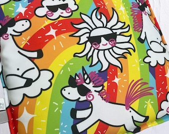 Sitzkissen mit Einhorn Motiv, Außensitzkissen für Kinder