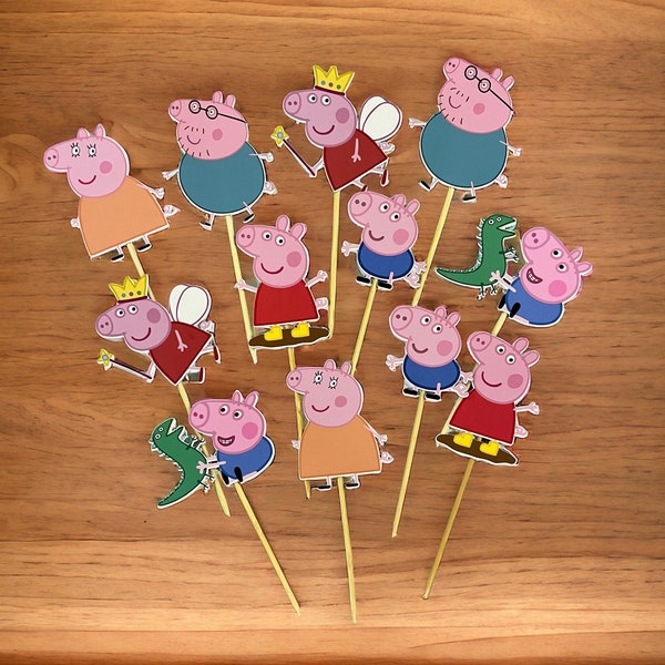 Peppa Pig Cupcake Topper, George Wutz Cupcaketopper