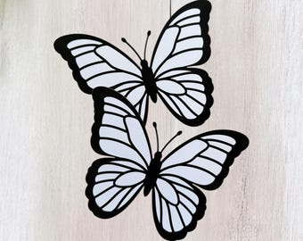 Schmetterling Einladungskarte