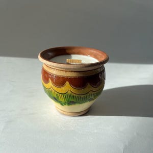 Sojakaars van vintage Oekraïens keramiek – milieuvriendelijk Kosiv-aardewerk
