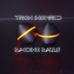 Tron Legacy-Inspired Baoding Balls for Cosplay Fans – Custom Designed Glow Accessory