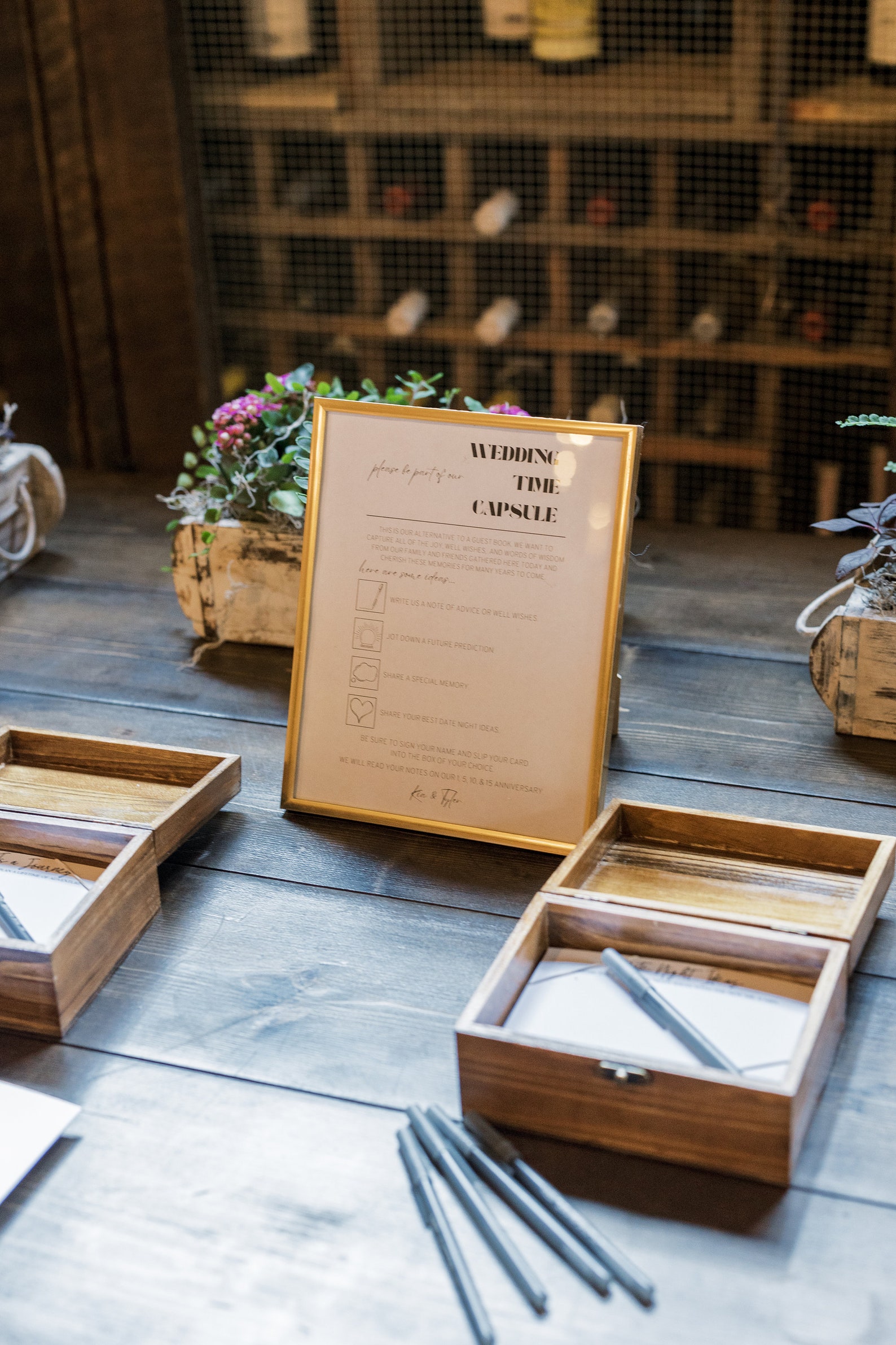 Time Capsule Guest Book Card DOWNLOAD - Etsy