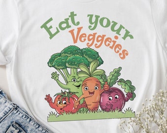 Eat Your Veggies Retro Sweatshirt - Vegan Farmers Market Shirt