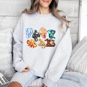 Wings Of Fire Youth shirt, Bookish Shirt, Dragon Shirt, Clay, Glory, Sunny, Tsunami, Starflight, Unisex Shirt, Comfort Colors Shirt