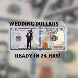Your Face on Money for wedding, Favors for Guests, Game Money, 100 dollar bill, Party Money, Custom Money, Personalized dollar