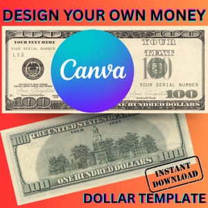 Your Face on Money Template, for wedding, Favors for Guests, Game Money, 100 dollar bill, Party Money, Custom Money, Personalized dollar