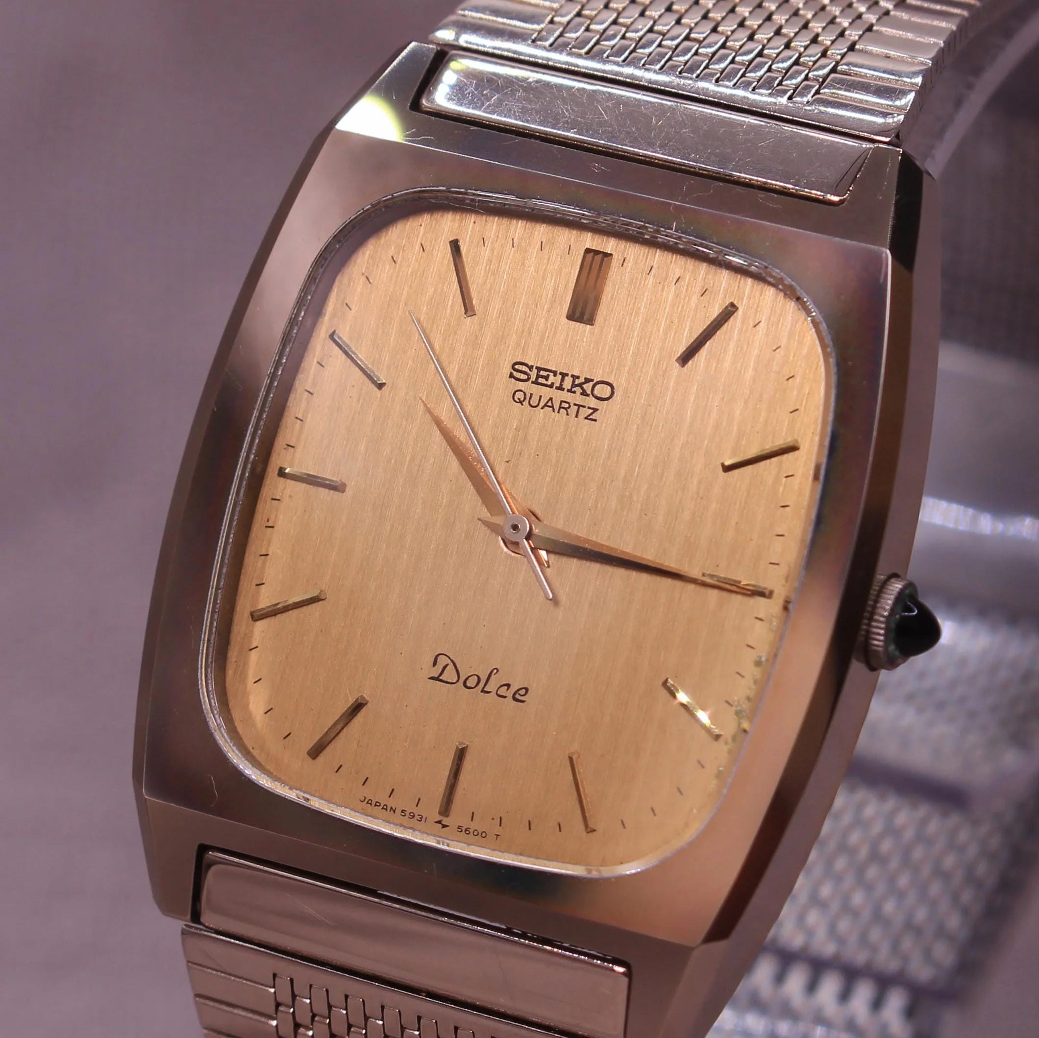 Seiko Dolce Tungsten - Etsy