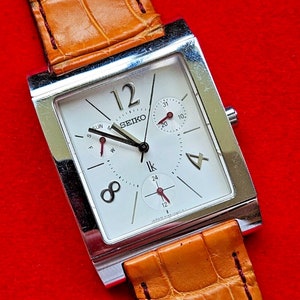 Neo-Vintage Seiko JDM Womens 'Lukia' Square Dress Watch - Fully Working
