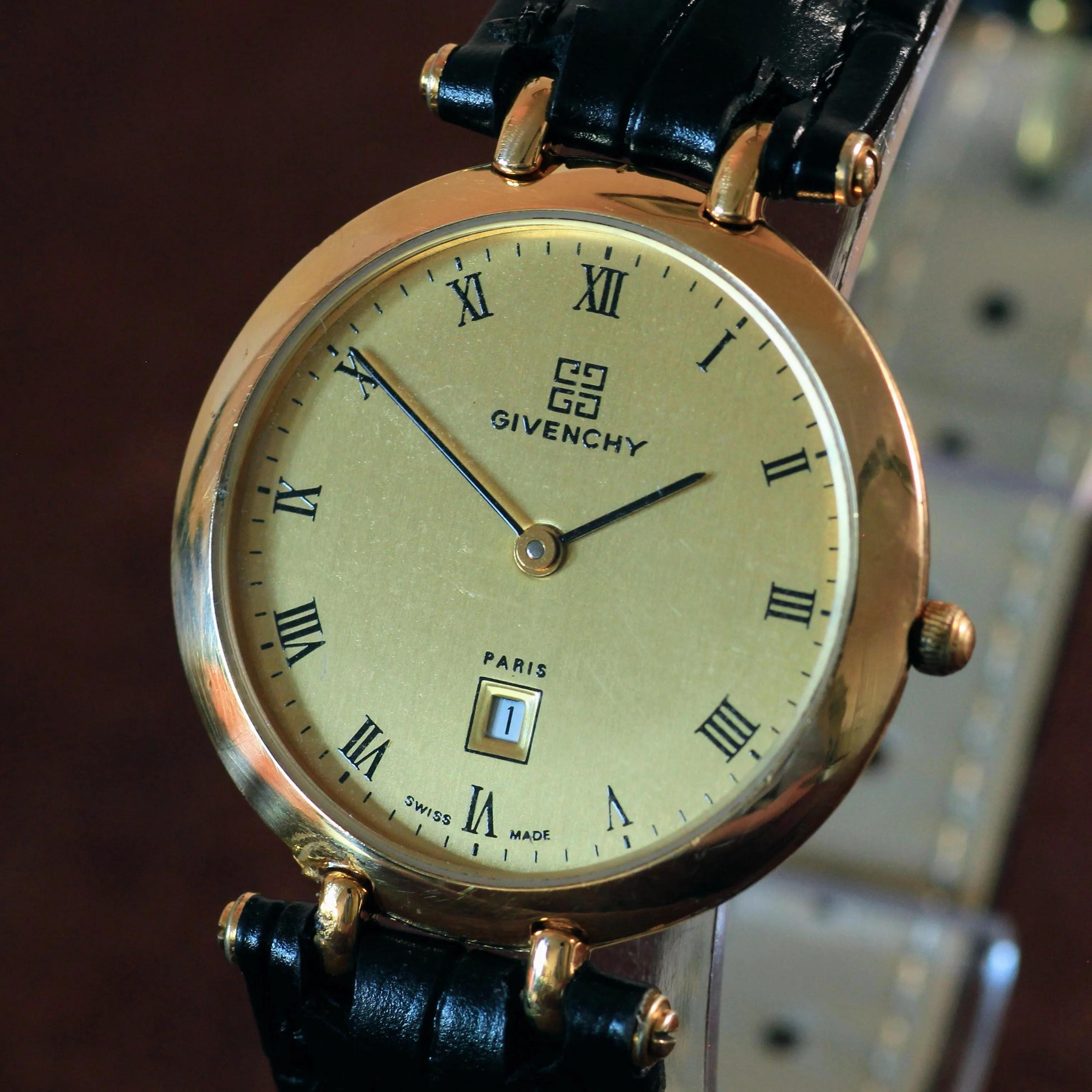 Vintage Givenchy Watches Women Leather - Etsy