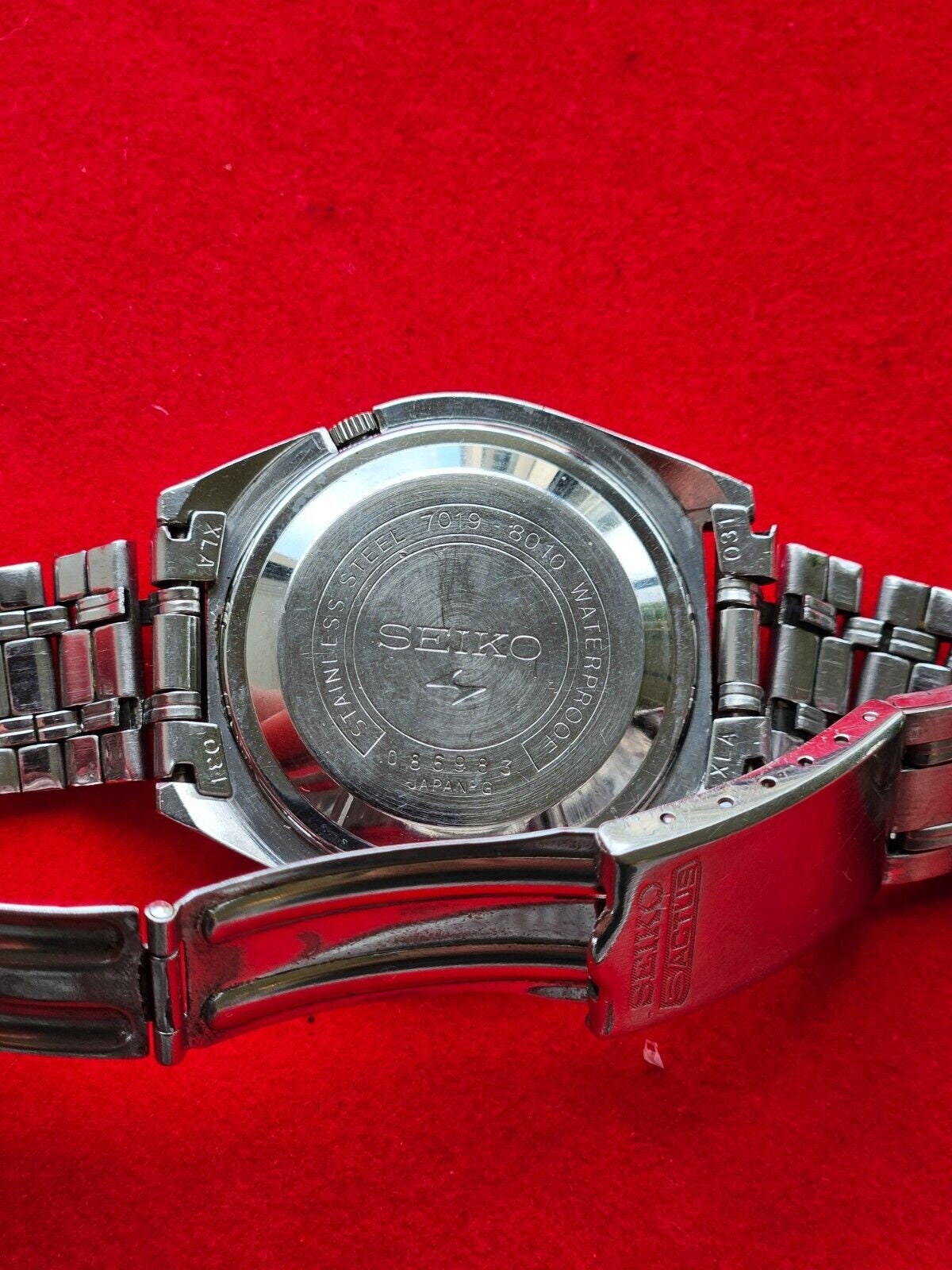 Vintage Seiko 5 Actus 7019 8010 Armbanduhr 21 Jewels Automatik Edelstahl Etsy