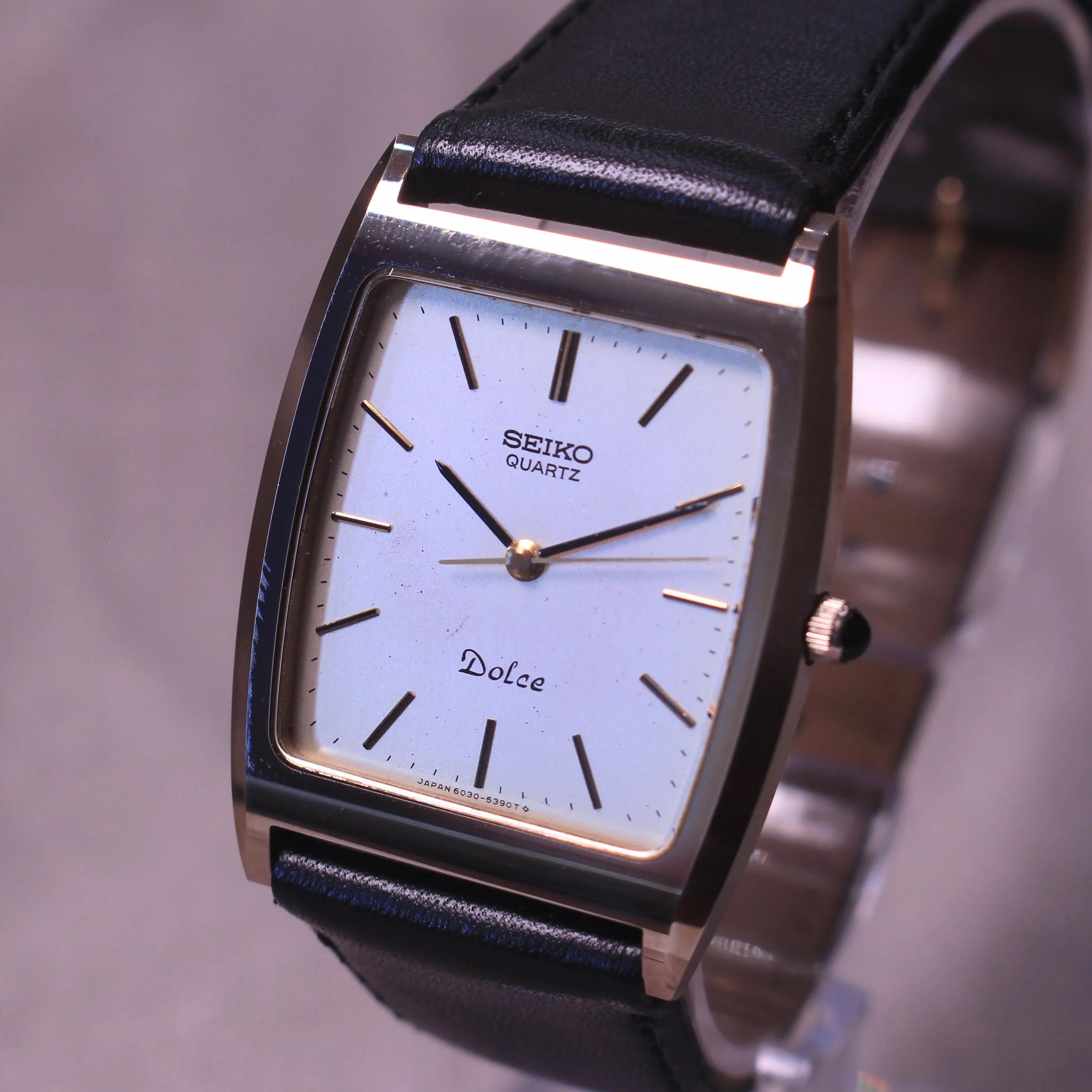 ヴィンテージ SEIKO 7730-5030 銀文字盤 タンク 1985年 - メルカリ 