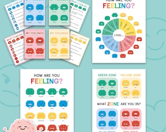 Self-Regulation Flashcards and Coping Strategies, Zones of Regulation Poster, Feelings Wheel, Social Emotional Learning Counselor Decor 0007