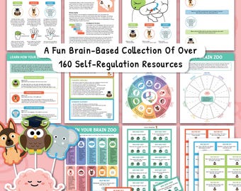 Flipping Your Lid, Emotional Regulation, Brain Hand Model, Emotions Coping Skills, Upstairs  and Downstairs Brain, Brain Areas for Kids 0018