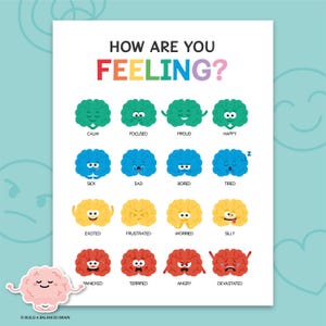 Zones of regulation poster, feelings check in, social emotional learning, self regulation, calming down corner, how are you feeling?  0007