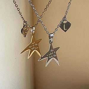 Feels Like - STAR & INITIALS double pendant - Necklace - GA Inspired - by Rosa Lia