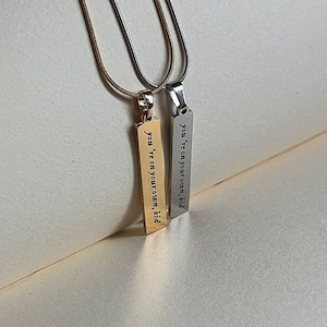 You&#39;re On Your Own | Inspired Necklace - by Rosa Lia