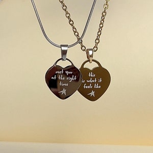Feels Like Necklace Stainless Steel Heart Necklace - Gracie Inspired
