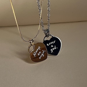 Always An Angel, Never A God - Inspired Necklace - by Rosa Lia