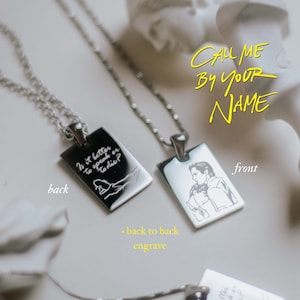 Call me by your sales name star of david necklace